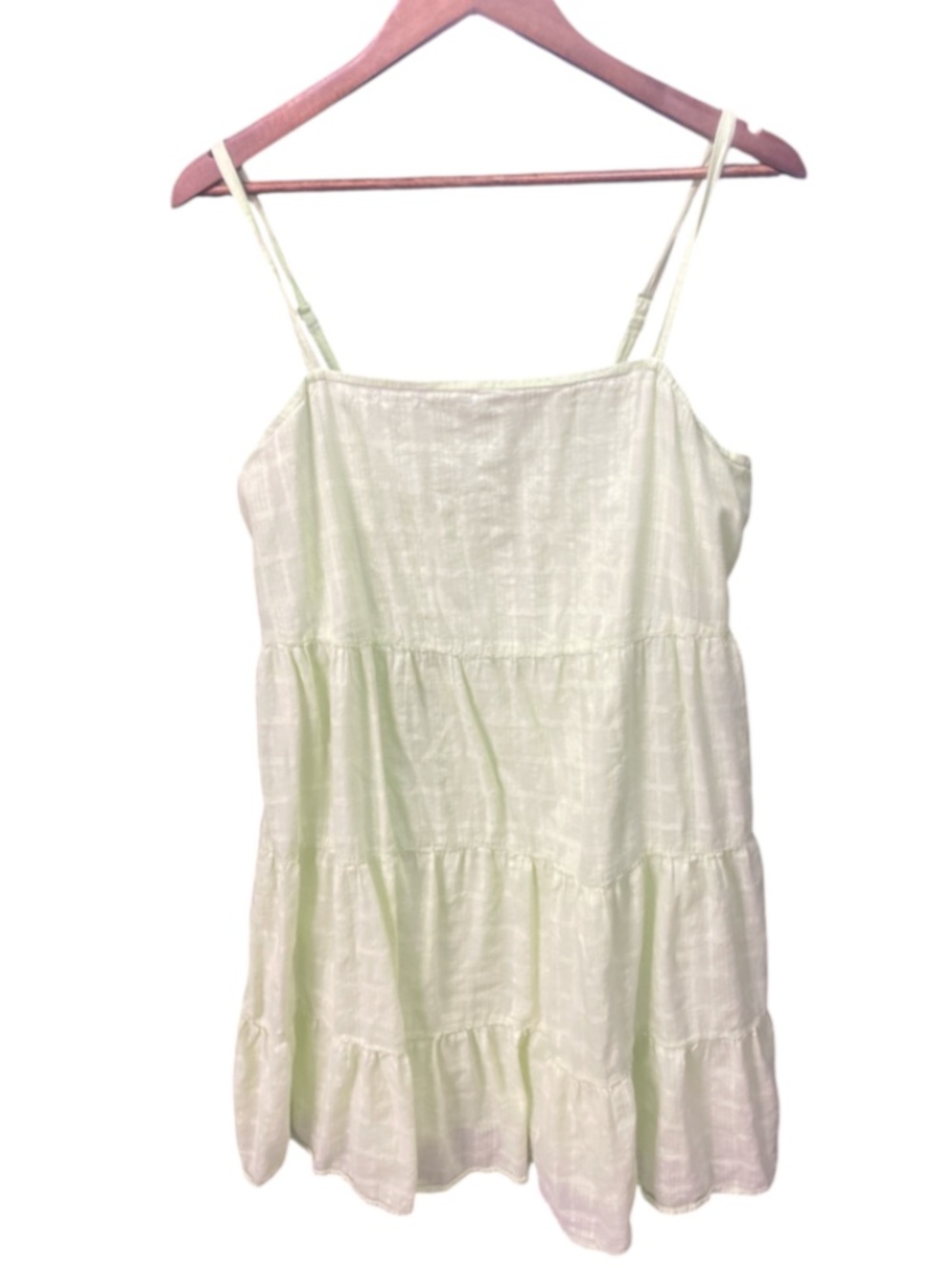 Old Navy Women's Lightweight Tiered Slip Dress Green size L